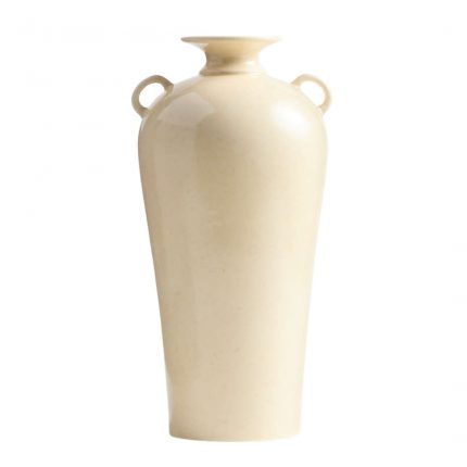 Glowcarts Ephemere Light Beige Ceramic Decorative Vase